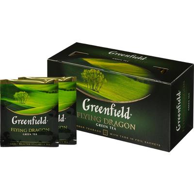 Чай Гринфилд Зелёный 25 пакет