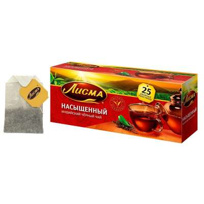 Чай Лисма насыщенный 25 пакет
