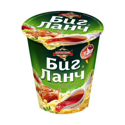 Биг ланч пюре говядина