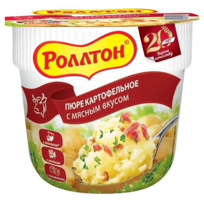 Ролтон пюре картофельное с мясным вкусом