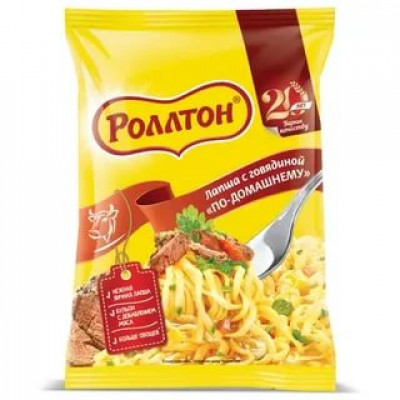 Ролтон вермишель с говядиной