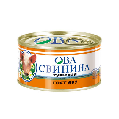Тушёнка Ова свинина 325г