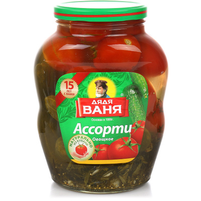Овощное ассорти Дядя Ваня 1600г