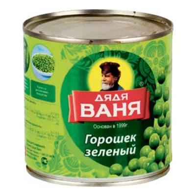Горошек зелёный Дядя Ваня 400г ж/б