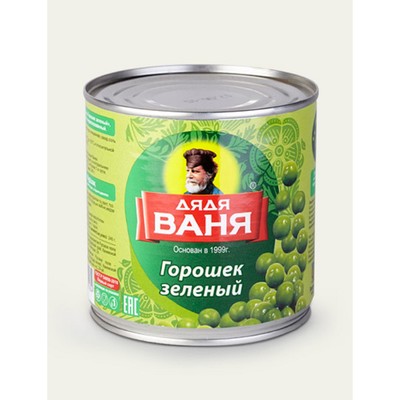 Горошек зелёный Дядя Ваня 200г ж/б