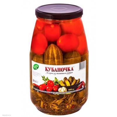 Овощи ассорти Кубаночка 1800г