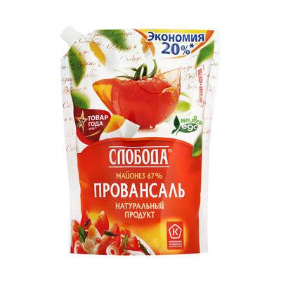 Майонез Слобода провансаль 400г