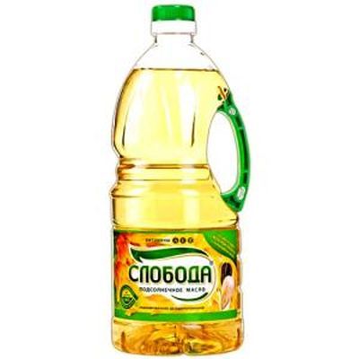 Масло подсолнечное Слобода 1,8 л