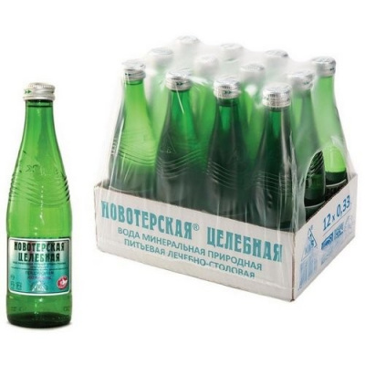 Новотерская 0,5л газ стекло (1х12)