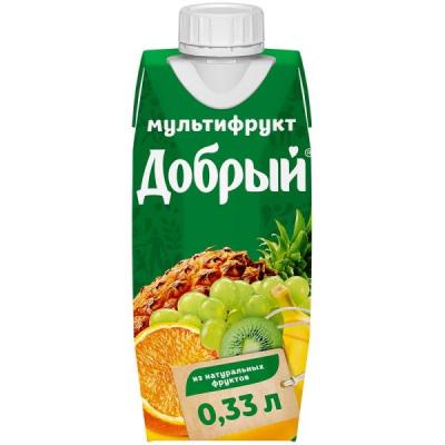 Добрый Мультифрукт 0,33л (1х24)