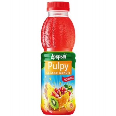 Добрый Палпи Тропический 0,45л (1х12)