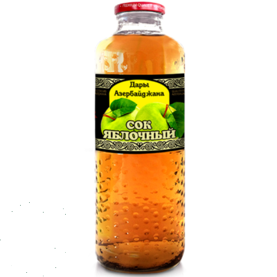 Сок Яблочный 1л стекло (1х8)