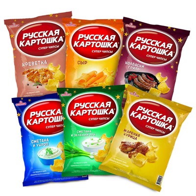 Русская картошка в ассортименте 20г (1х56)