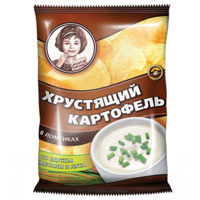 Хрустящий картофель сметана-лук 70г (1х20)