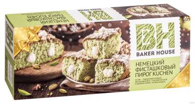 Пирог немецкий Baker House Kuchen фистшковий 350г