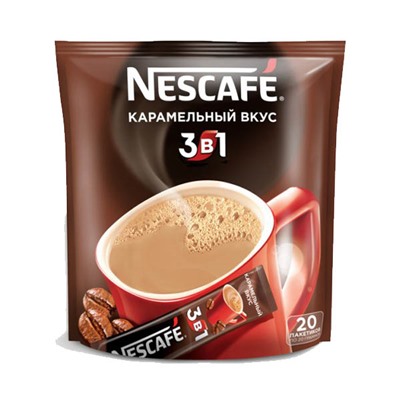 Нескафе 3х1 Карамель