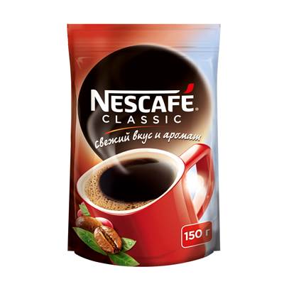 Нескафе классик 150г пакет